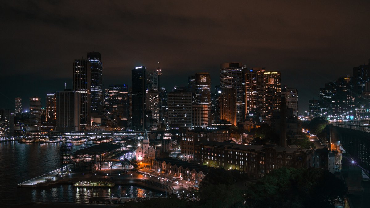 Огни ночного города