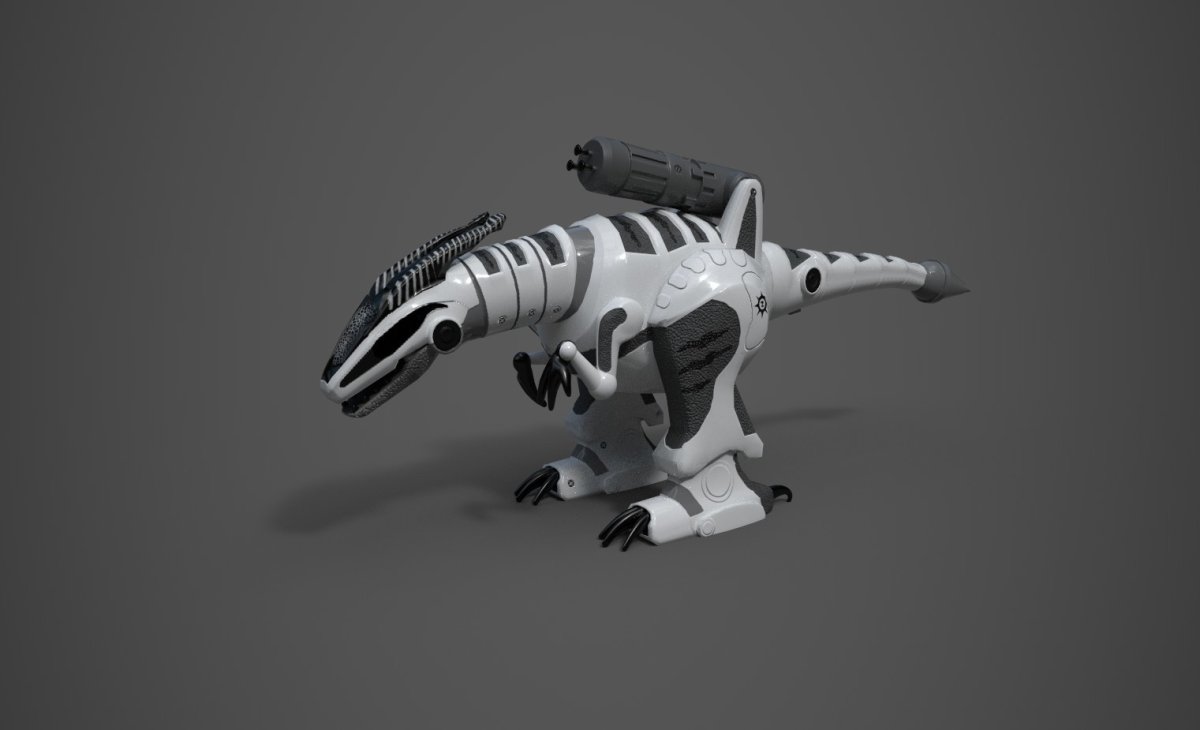 Робот динозавр арт