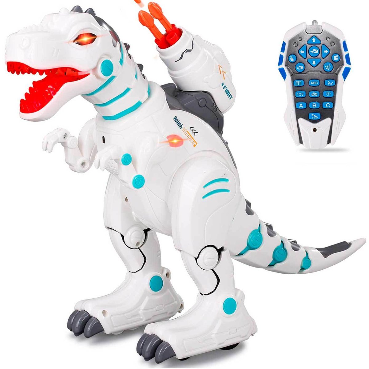 Робот динозавр Dino на пульте