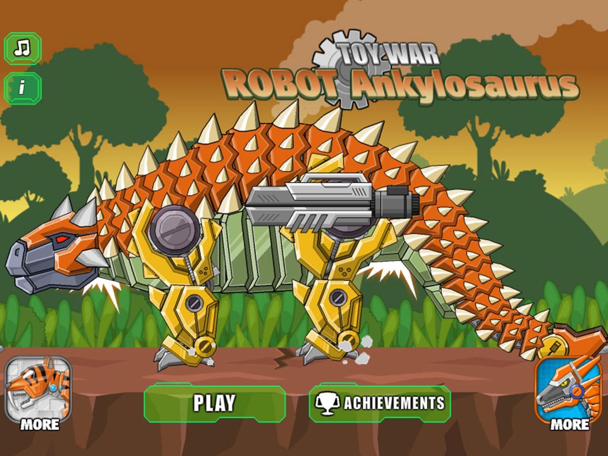 Анкилозавр робот