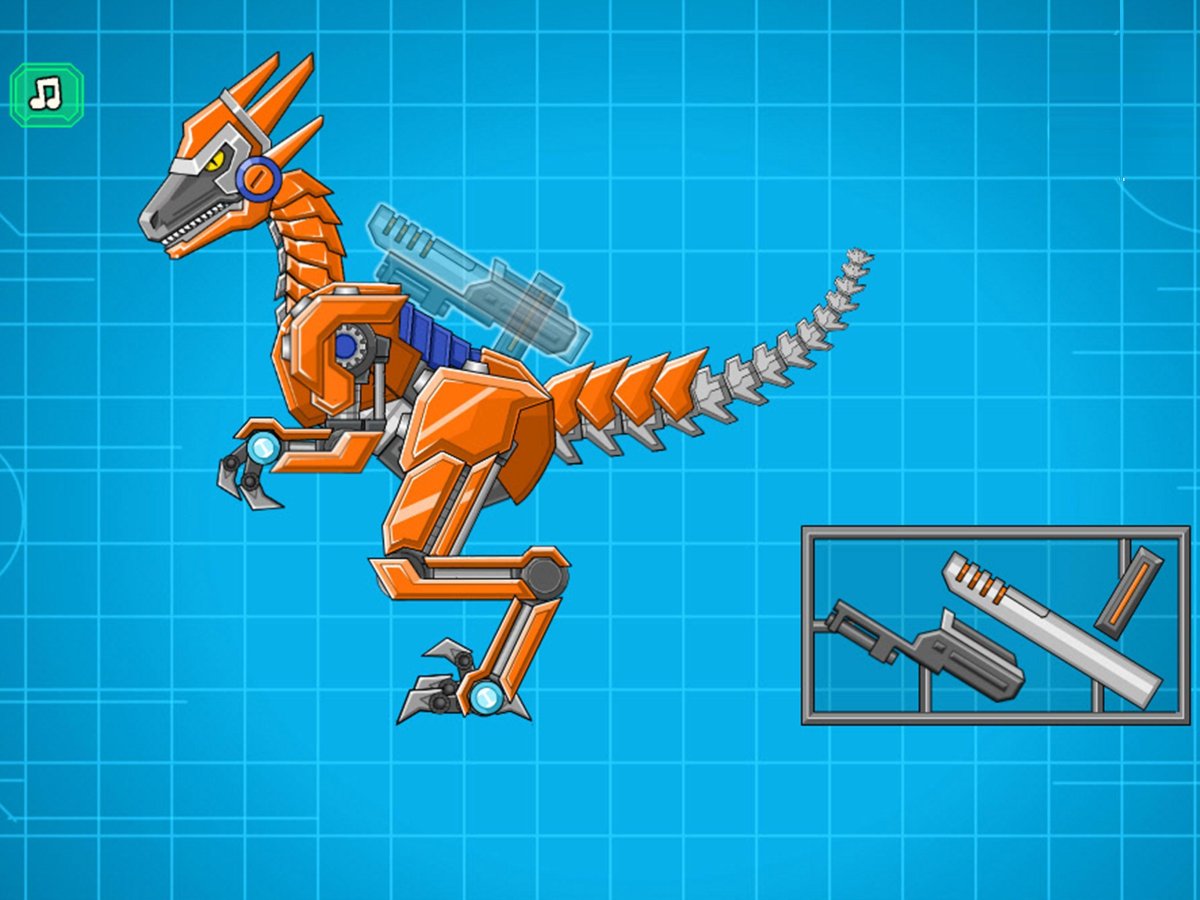 Игра на компьютере роботы динозавры