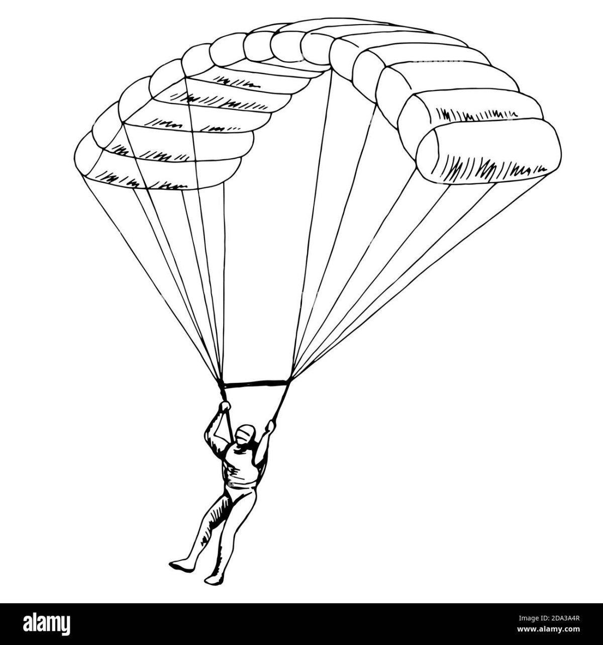 Самолет для прыжков с парашютом вектор