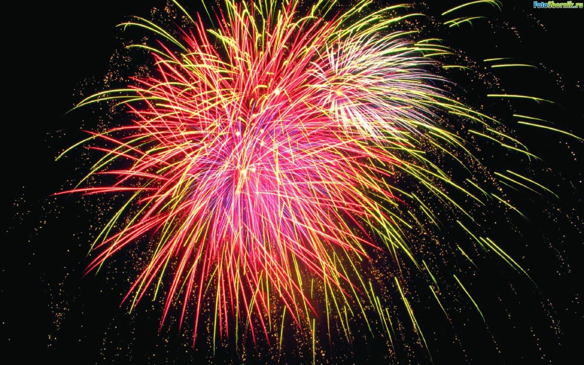 Фейерверк слайд