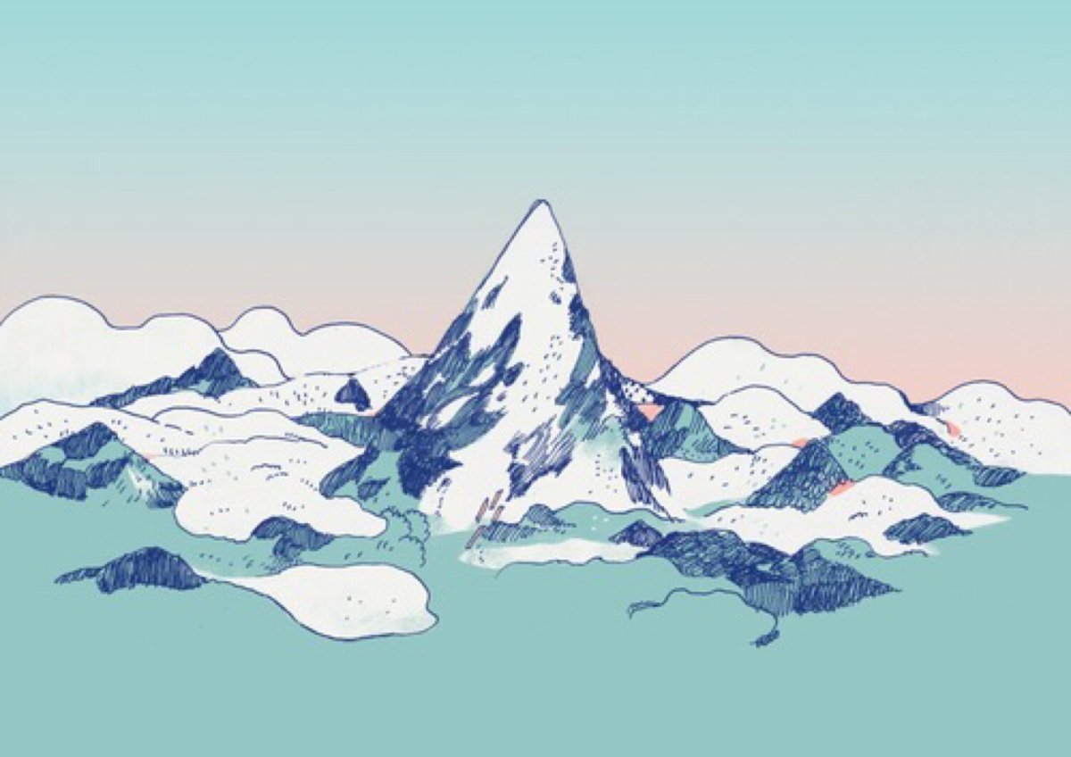 Горы мультяшные