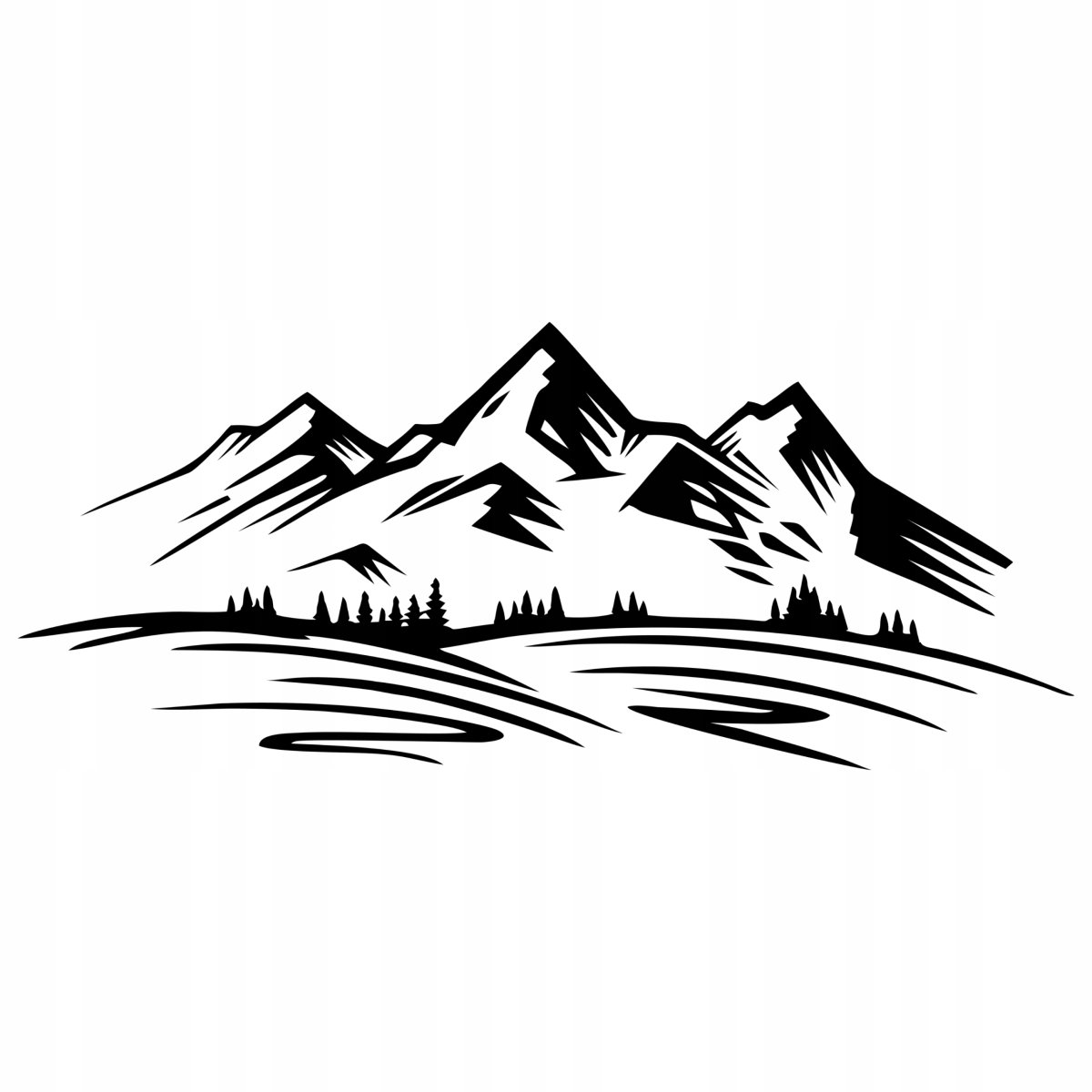 Гора Эверест вектор