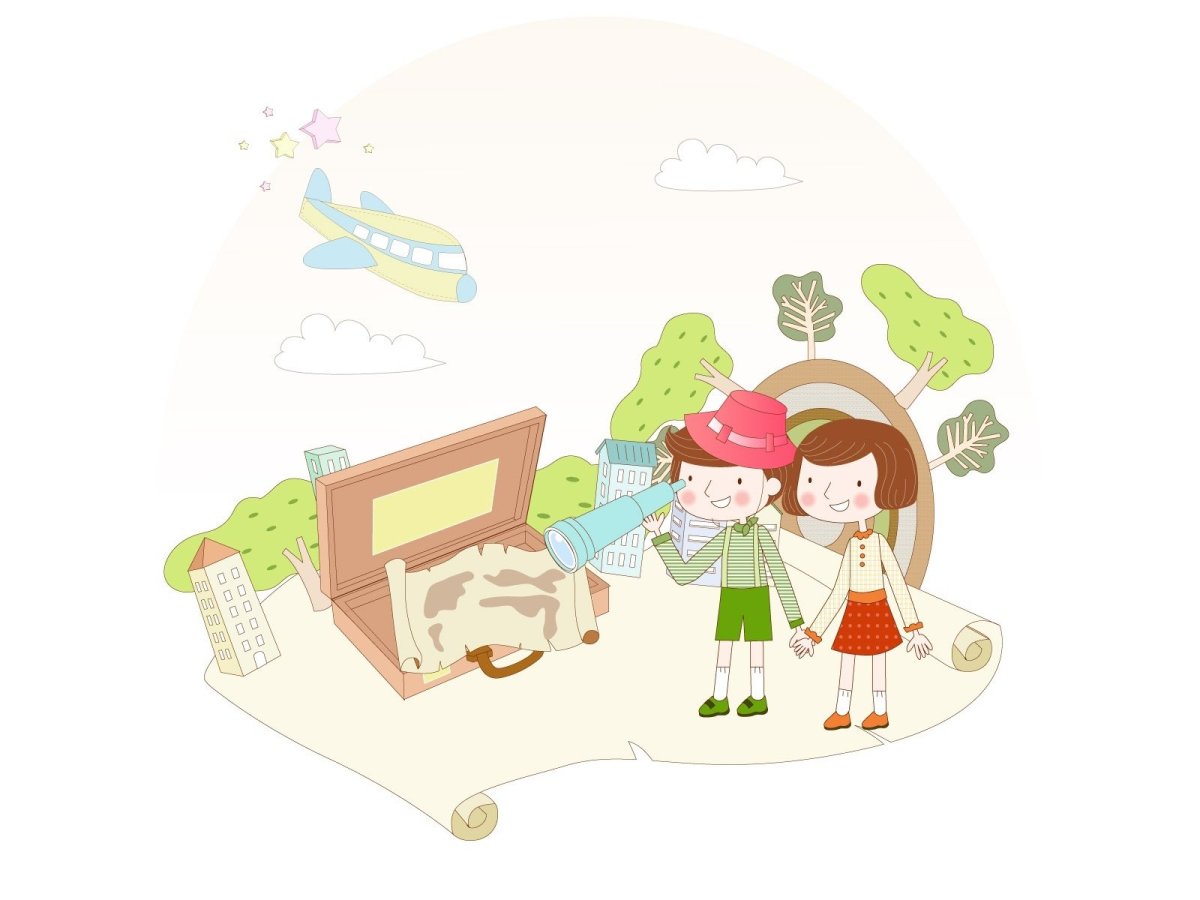 Путешествие на самолете для детей