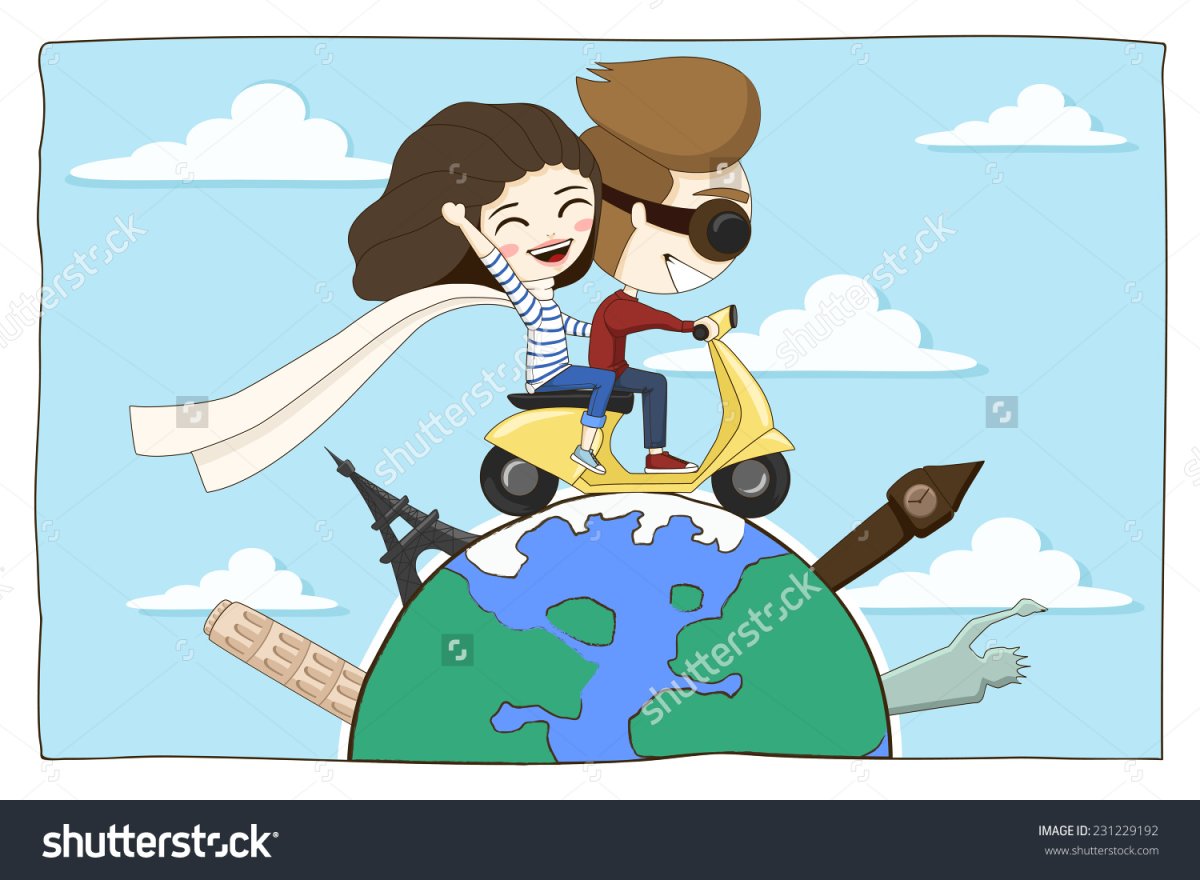 Путешествие по миру рисунок