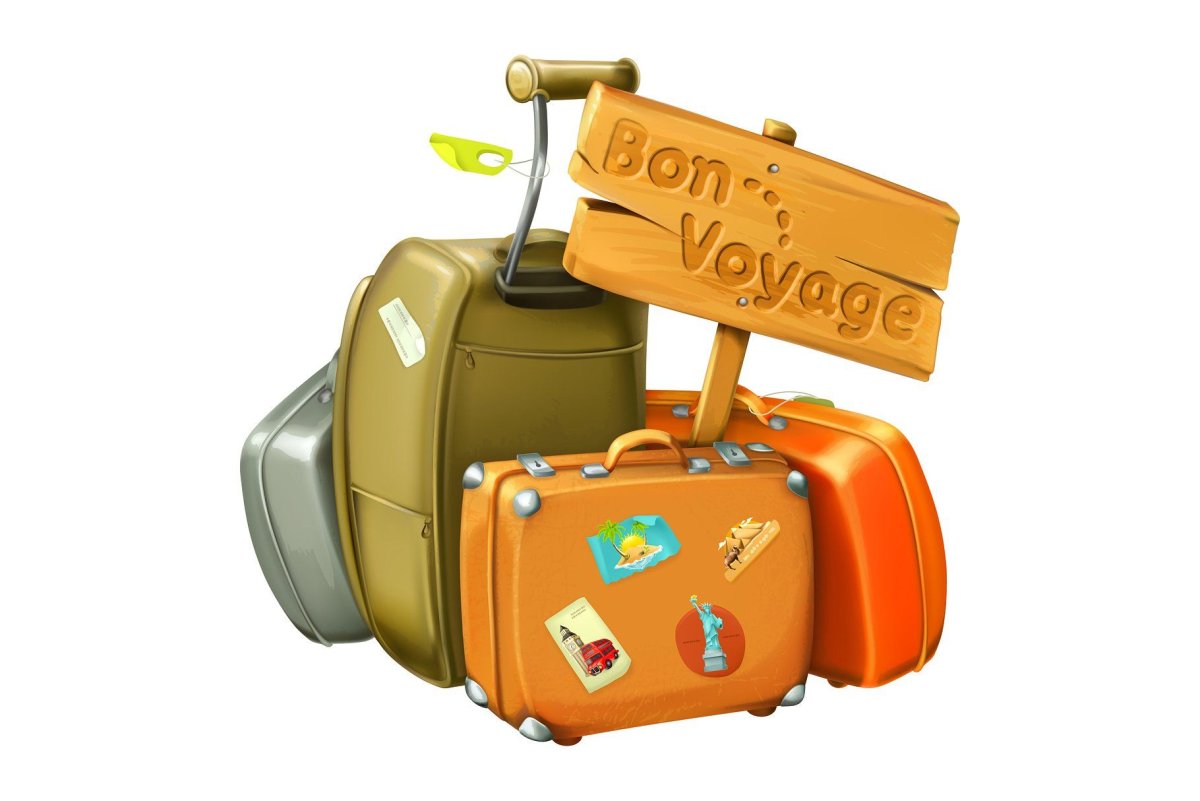 Поездка на море иллюстрация