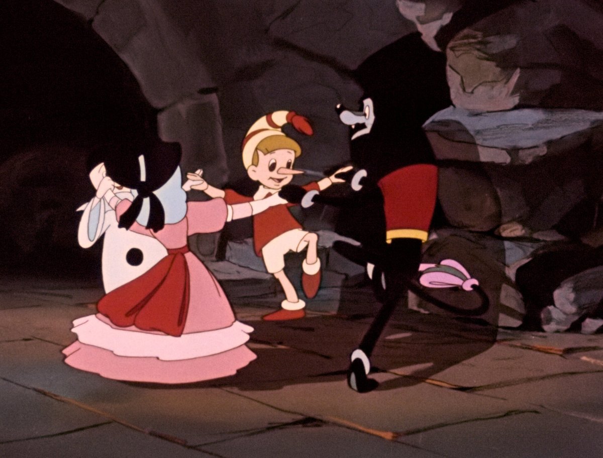 Пиноккио мультфильм 1940 папа Карло