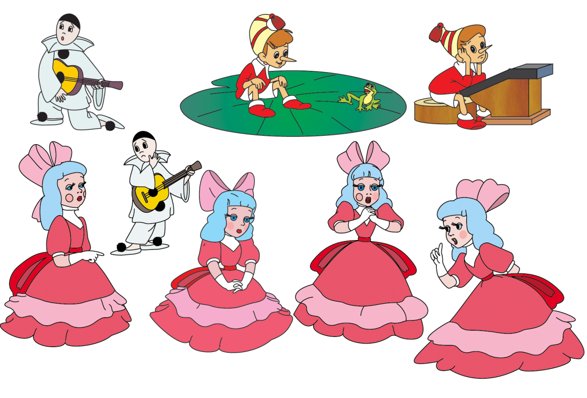 Герои Буратино Мальвина