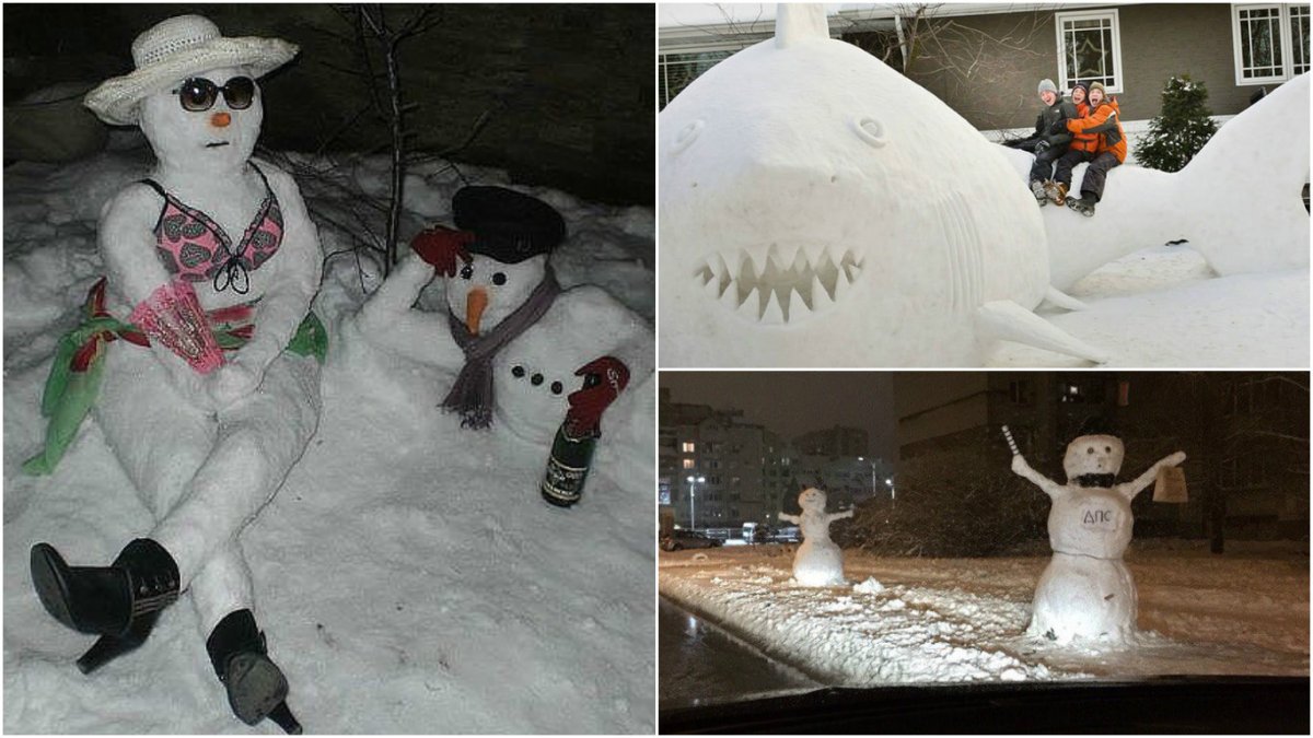 Снеговик в Азии