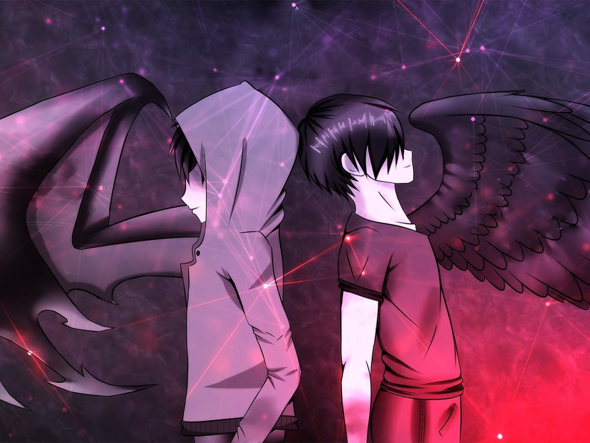 Аниме ангел и демон
