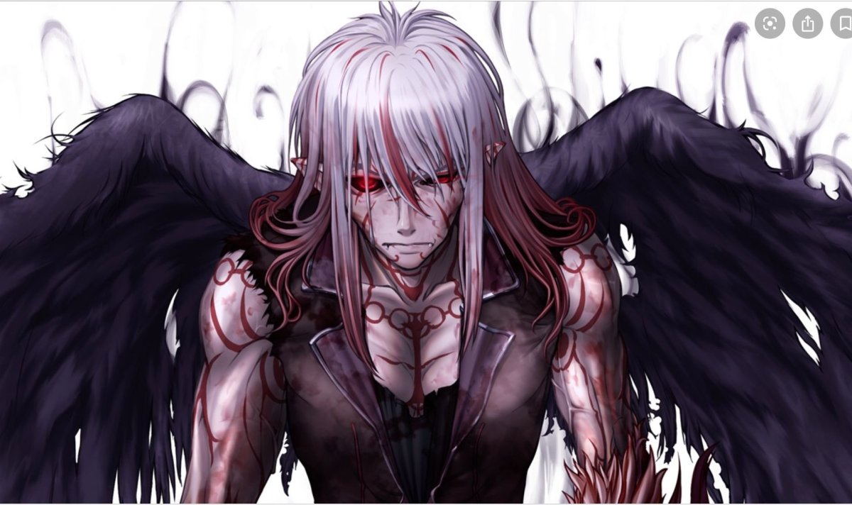 Аниме пацаны убийцы демоны с крыльями