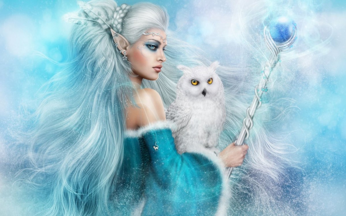 Волшебница с волшебной палочкой