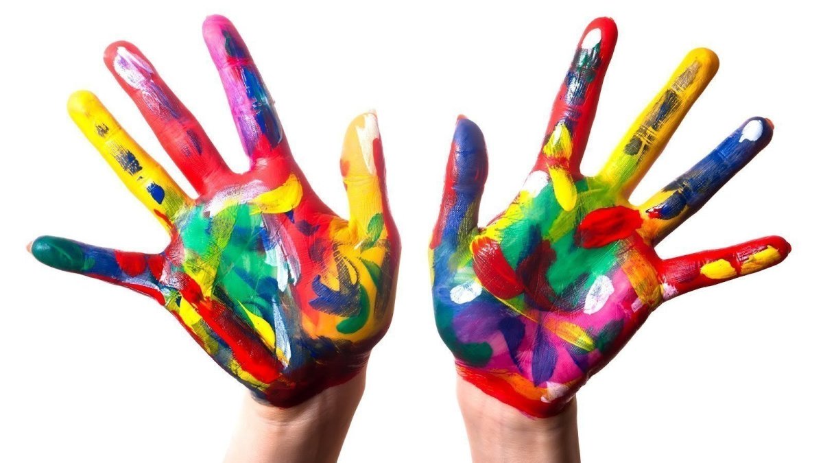 Разноцветные ладони