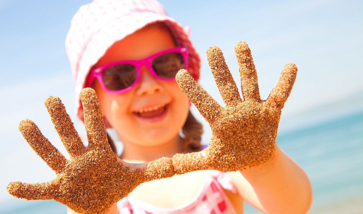 Лето дети море