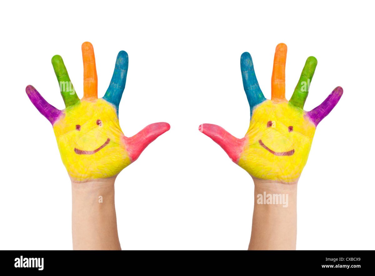 Разноцветные ладошки