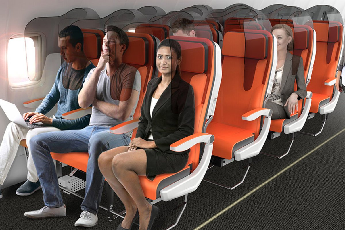 Самолет изнутри