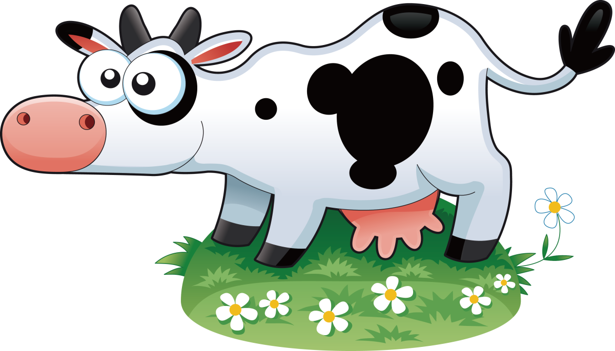 Корова в иллюстраторе