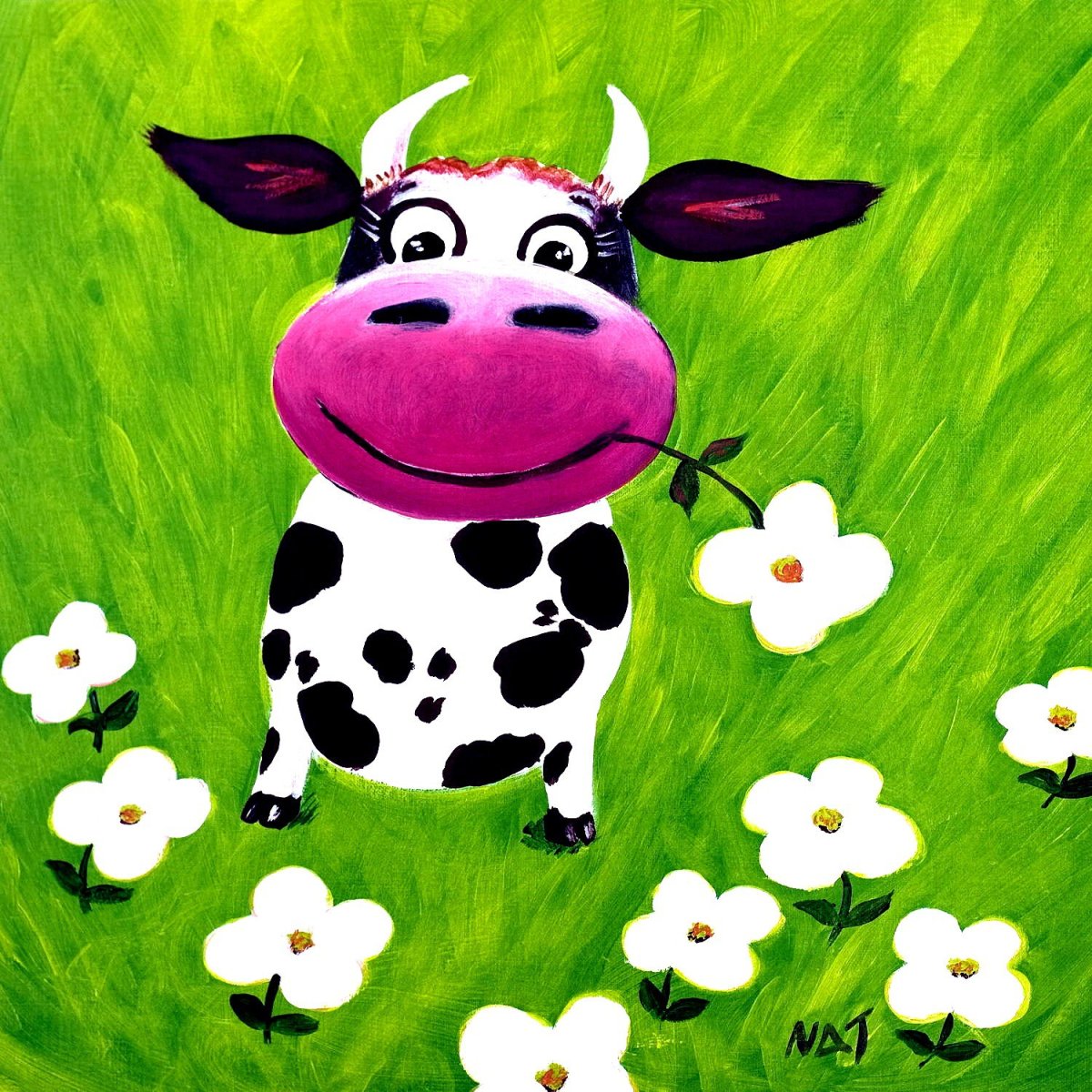Веселая корова.