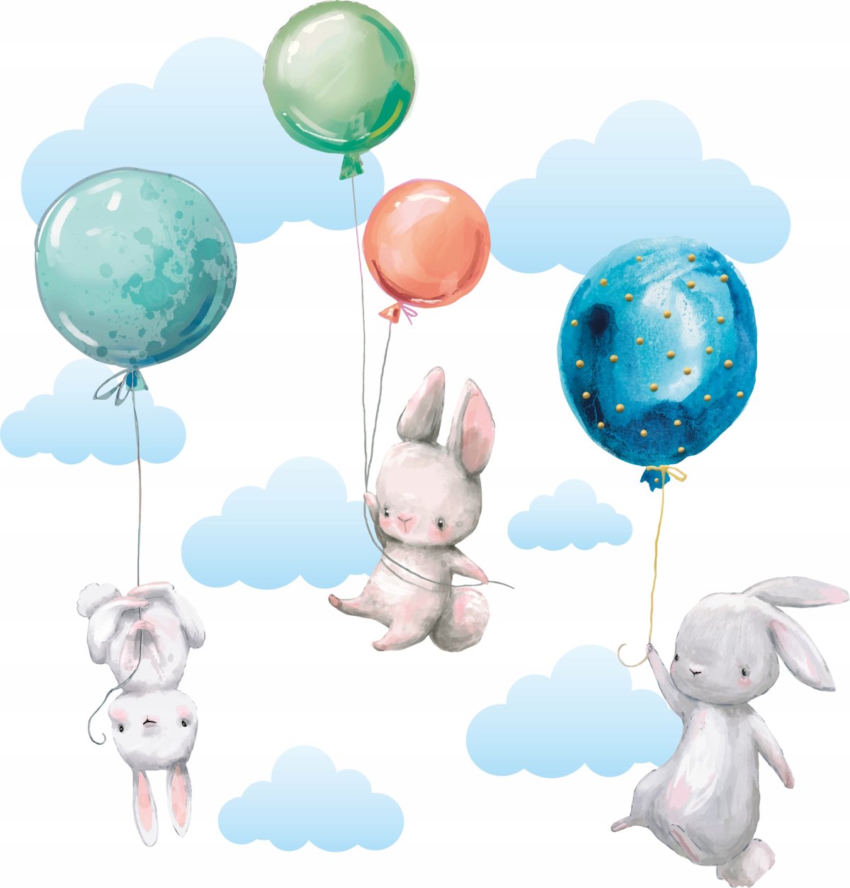 Заяц с шариком