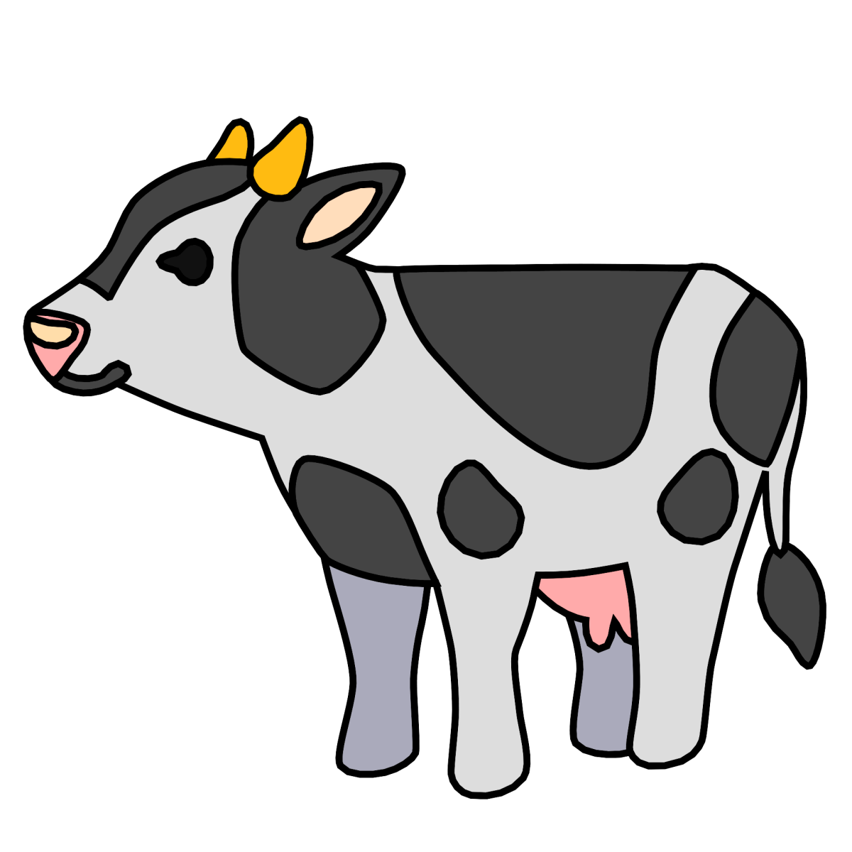 Анимационная корова