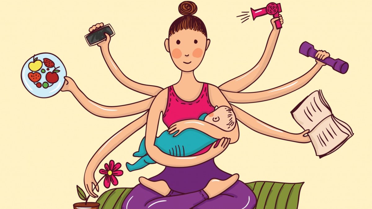 Многорукая мама