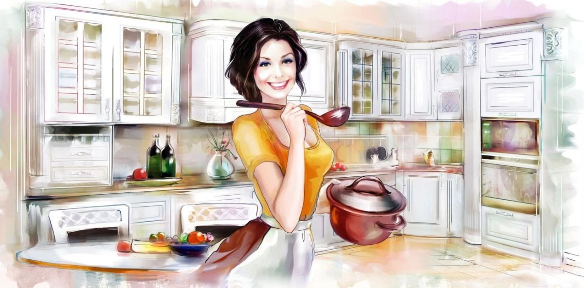 Женщина на кухне