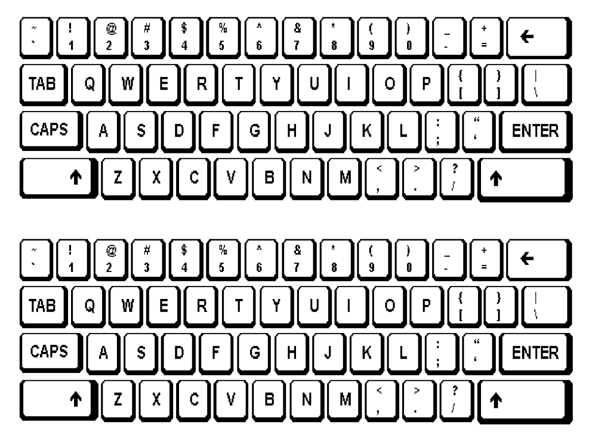 Клавиатура рисунок