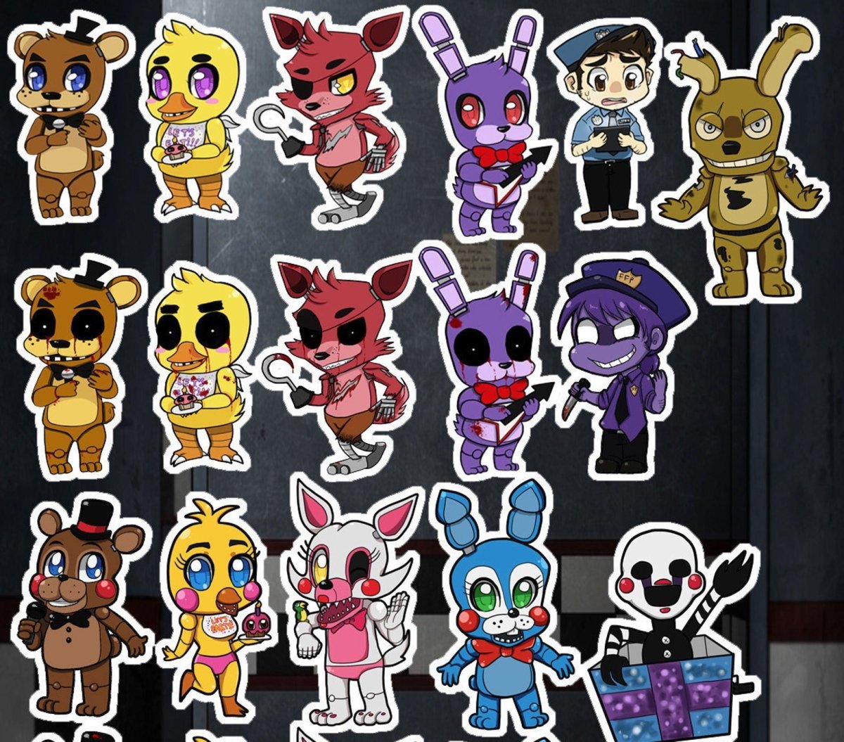 Наклейки АНИМАТРОНИКИ