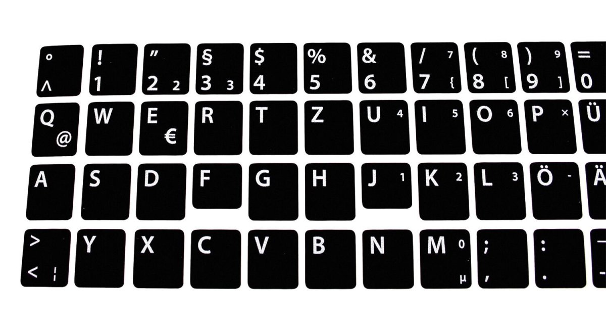 Немецкая раскладка клавиатуры