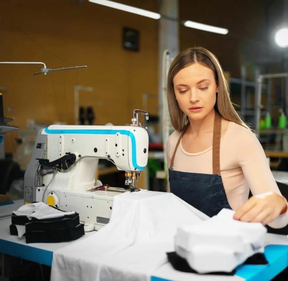 Девушка портной