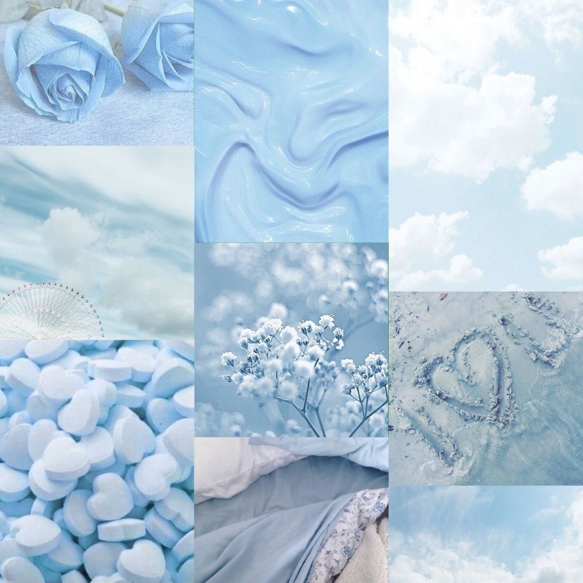 Мороженое голубого цвета