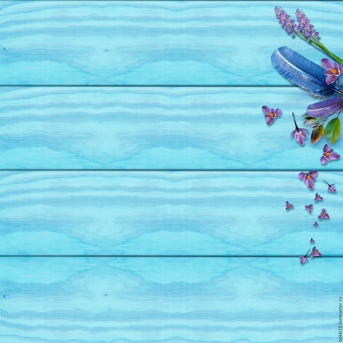 Розово голубые разводы