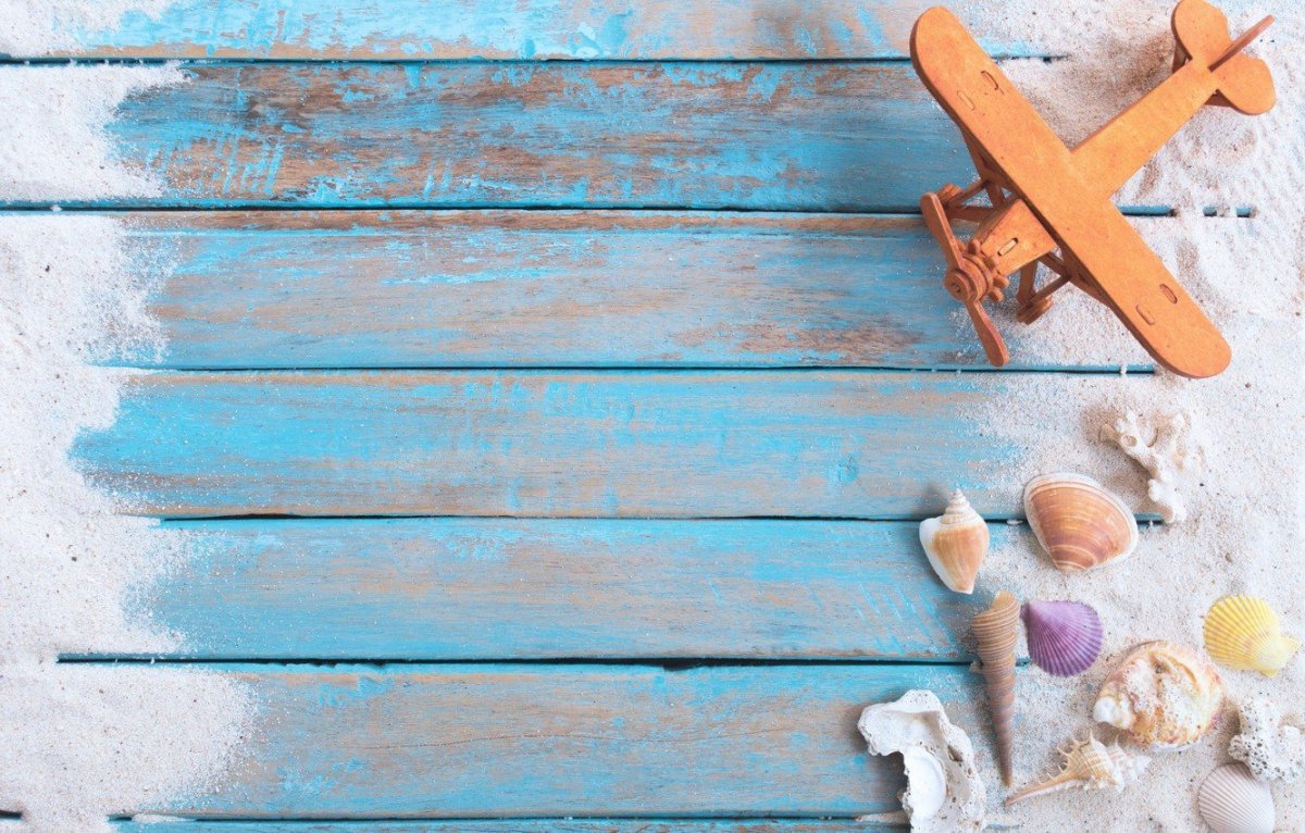 Голубые и фиолетовые цветы