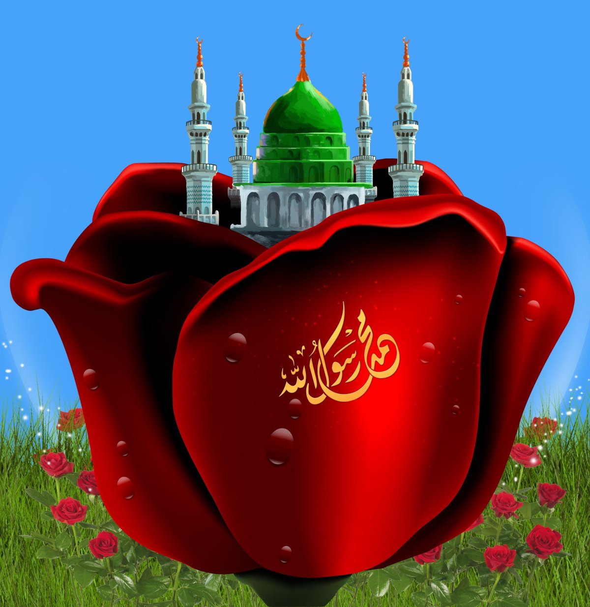 Джума мубарак с благословенной пятницей