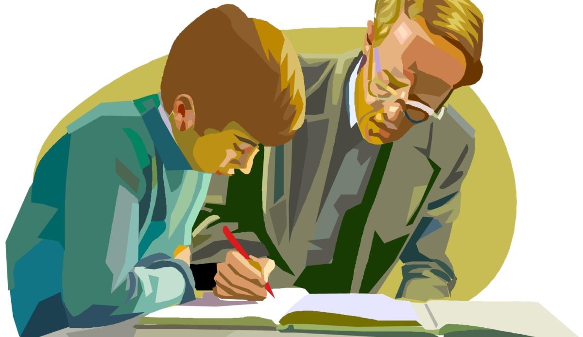 Учительница хвалит ученика