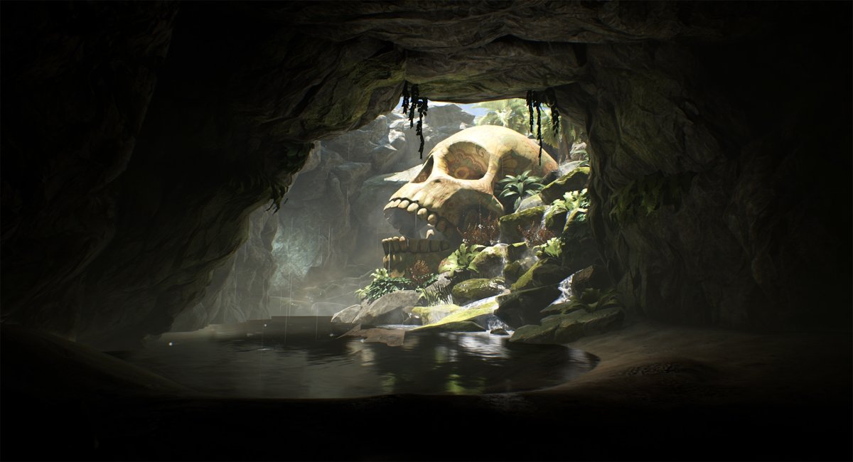 Пещера из игры