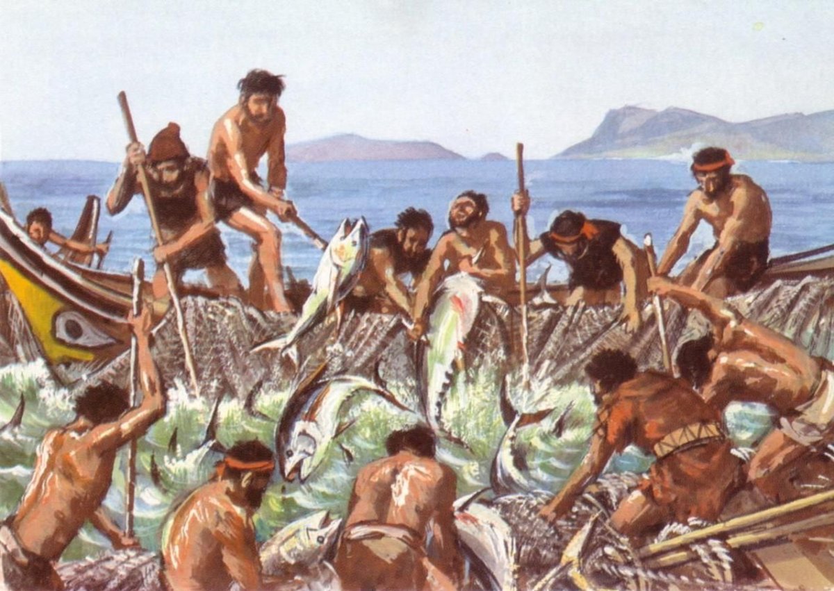 Рыболовство в древней Греции