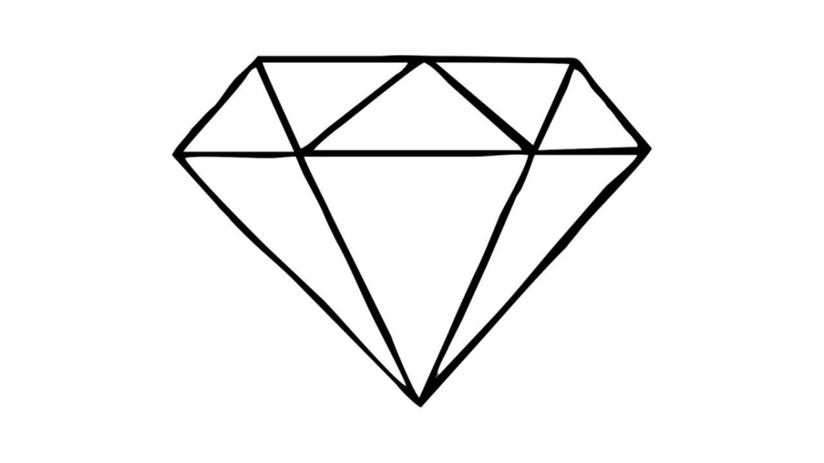 Рисование драгоценных камней