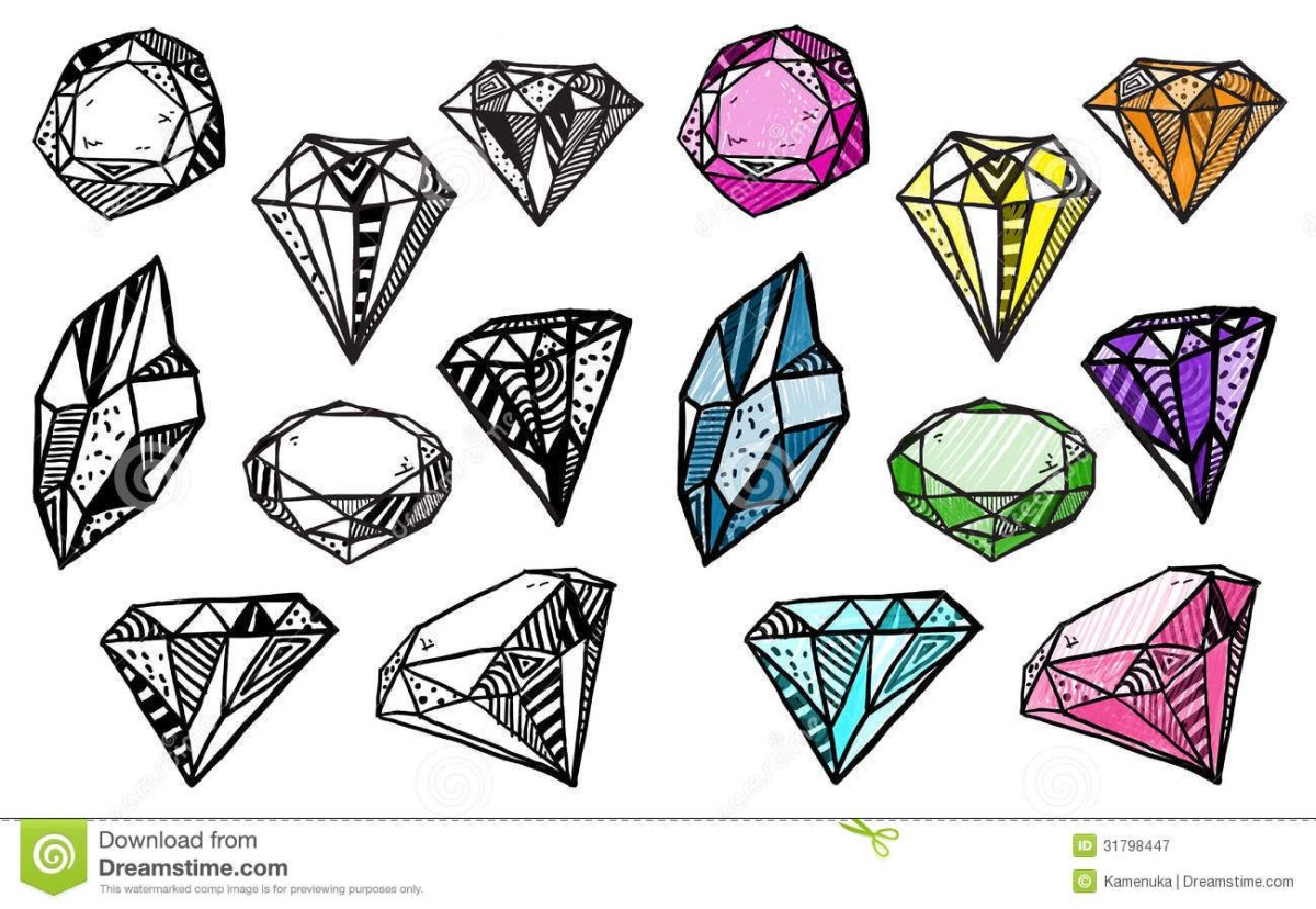 Бриллиант эскиз