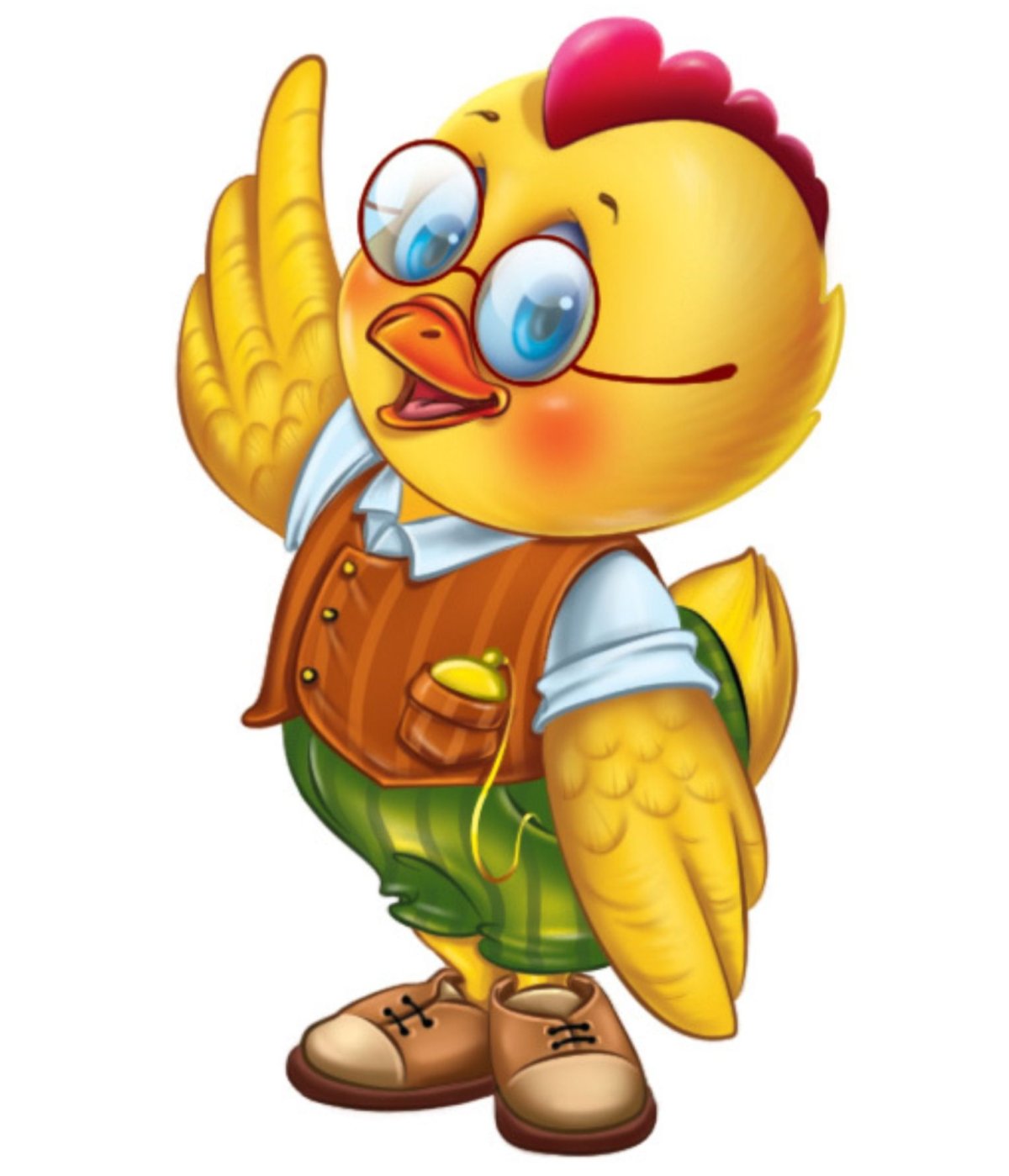 Цыплята мультяшные