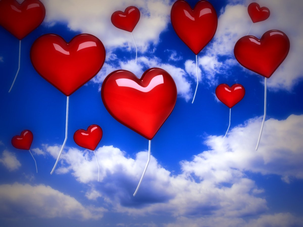 Сердечко в небе