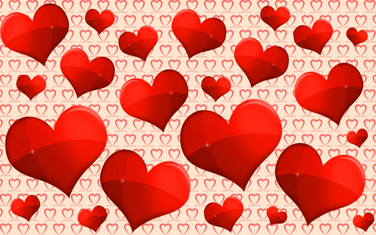 Фон сердечки