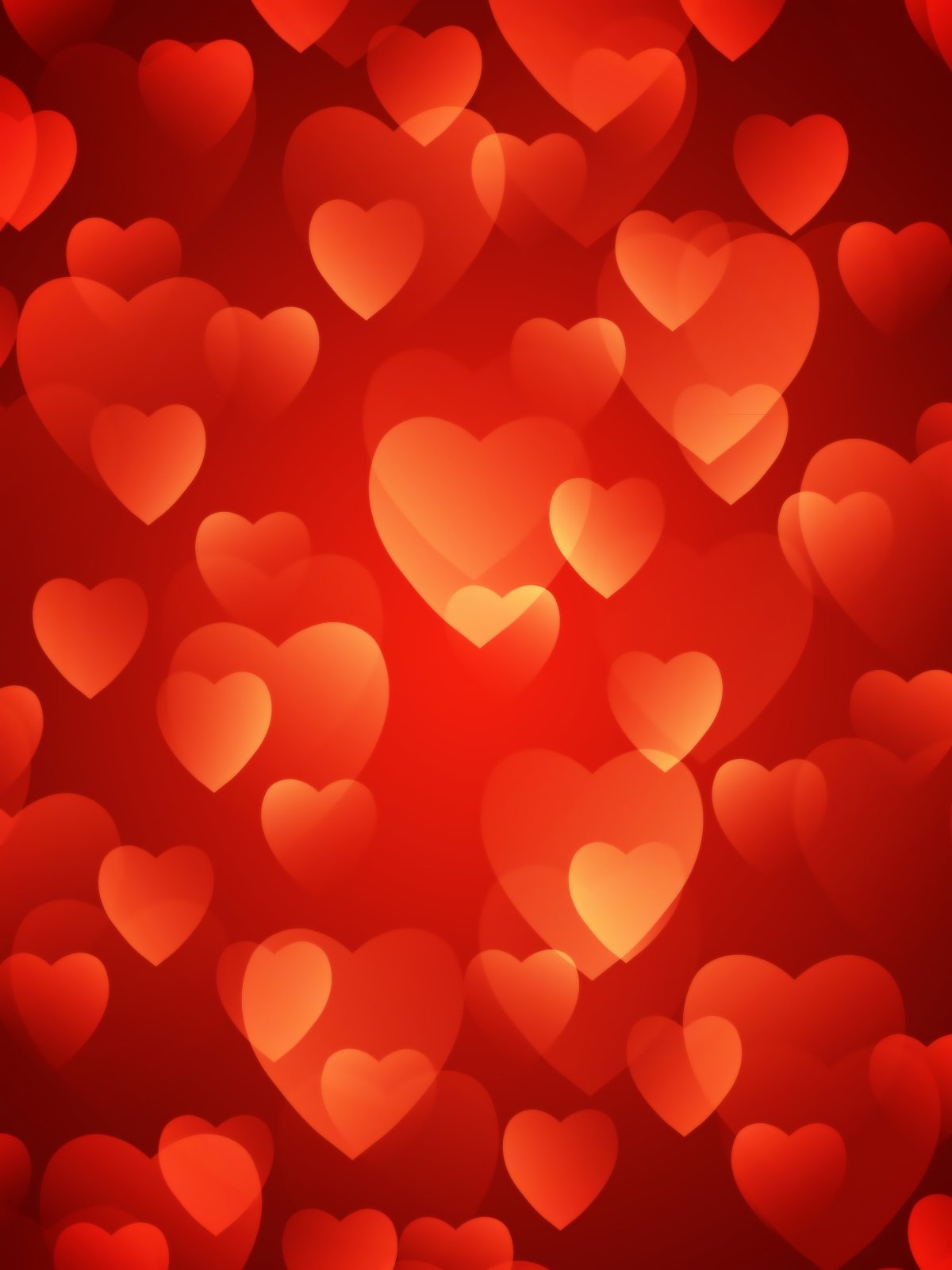 Красивый фон с сердечками