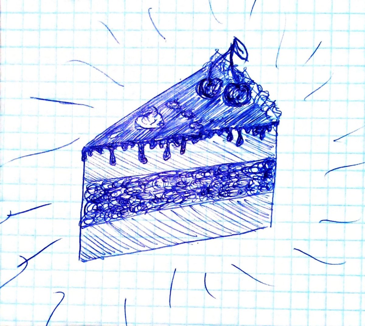 Рисование шариковой ручкой