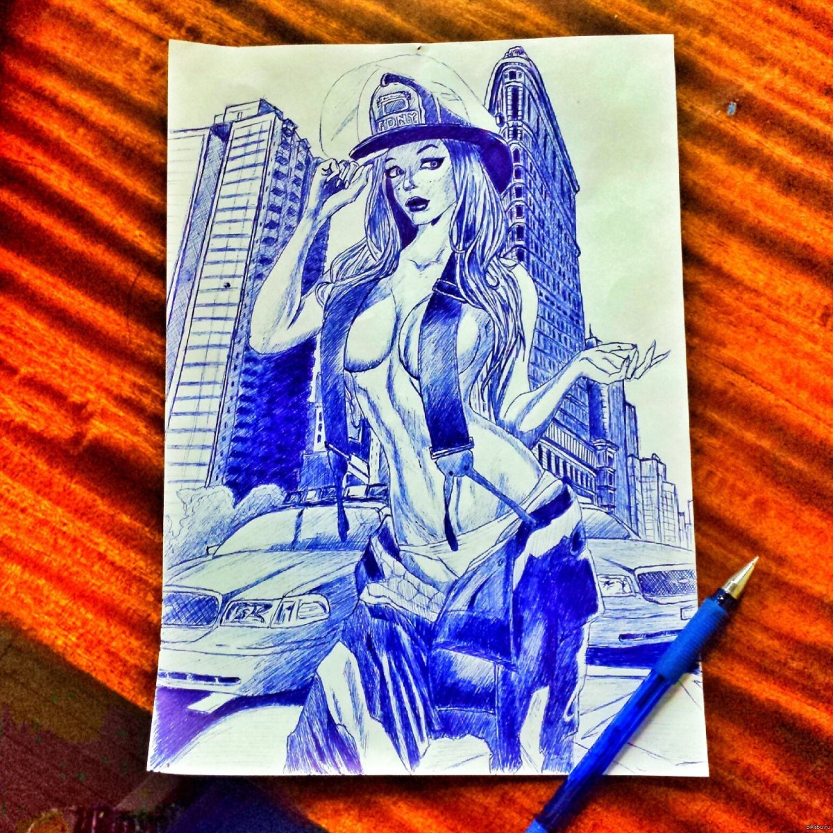 Рисунки ручкой