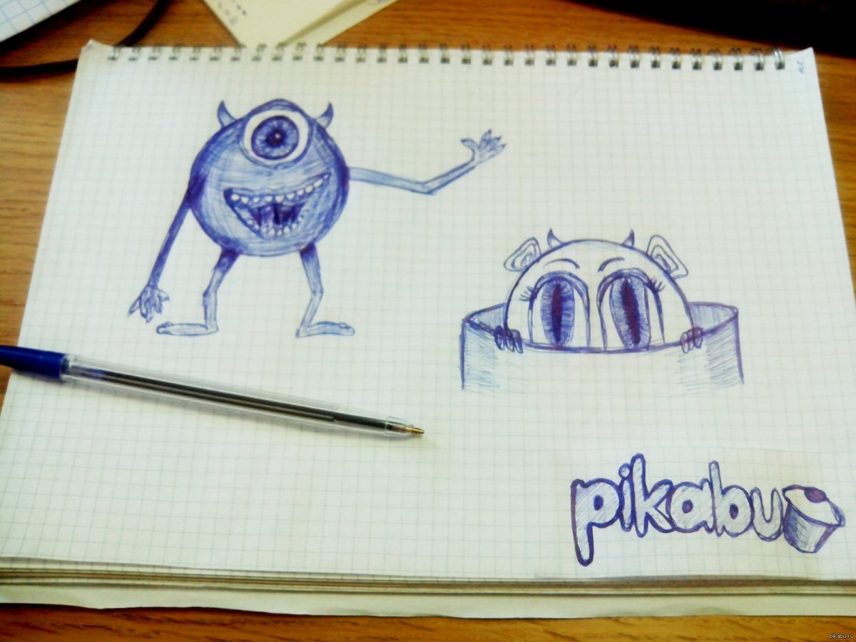 Нарисовать девушку ручкой