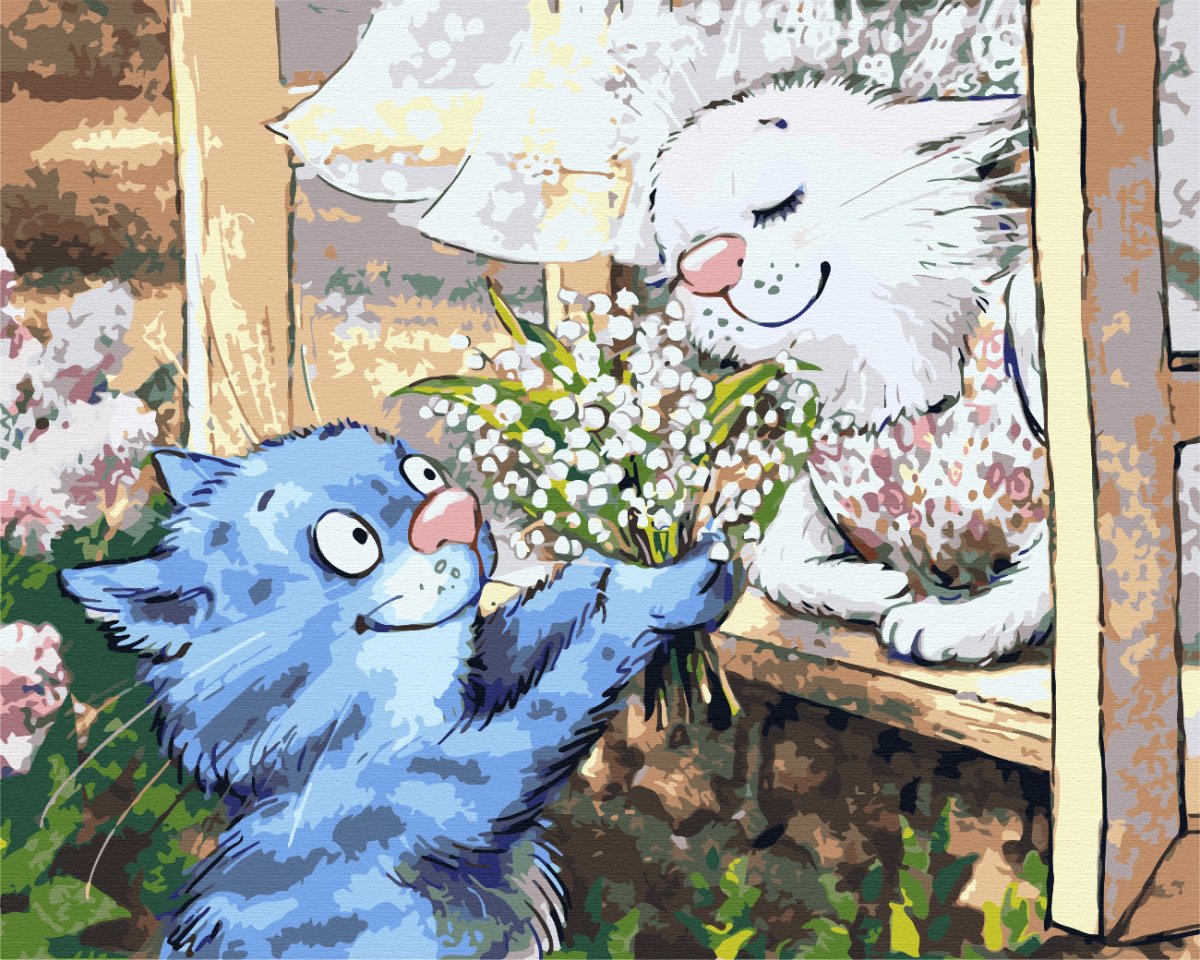 Голубые коты Ирины Зенюк любовь