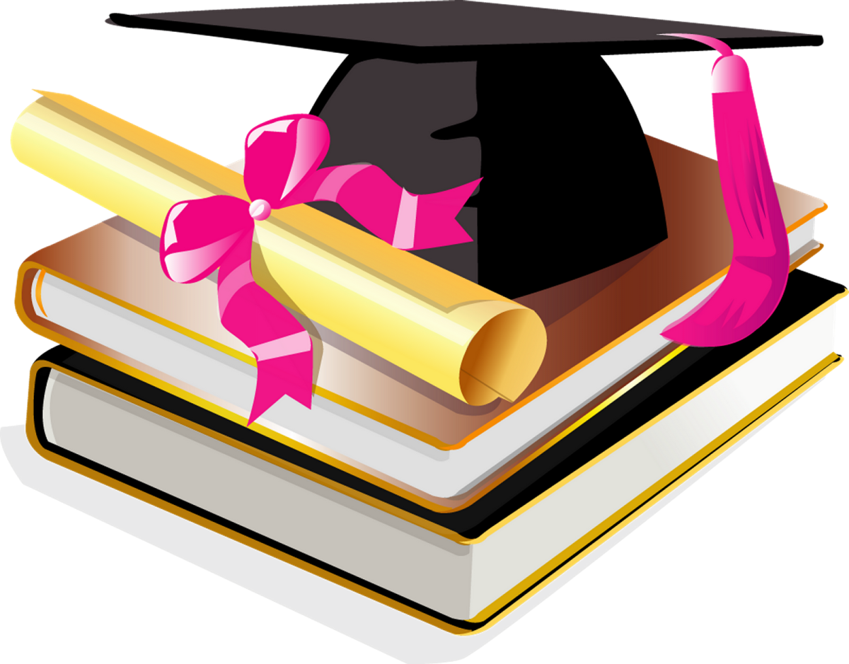 Выпускник школы на прозрачном фоне